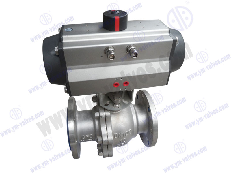 Pneumatic ball valve