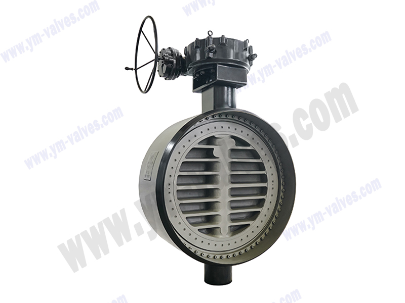 Bidirectional High Pressure Hard Sealing Butt Welding Butterfly Valve