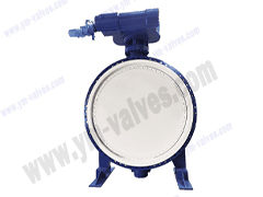 DN2600 Double Eccentric flange Butterfly Valve