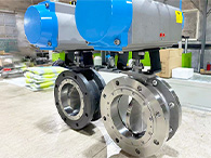 Pneumatic valves move slowly. What might be the cause?