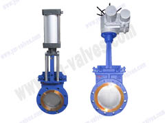 Pneumatic/Electric Knife Gate Valve